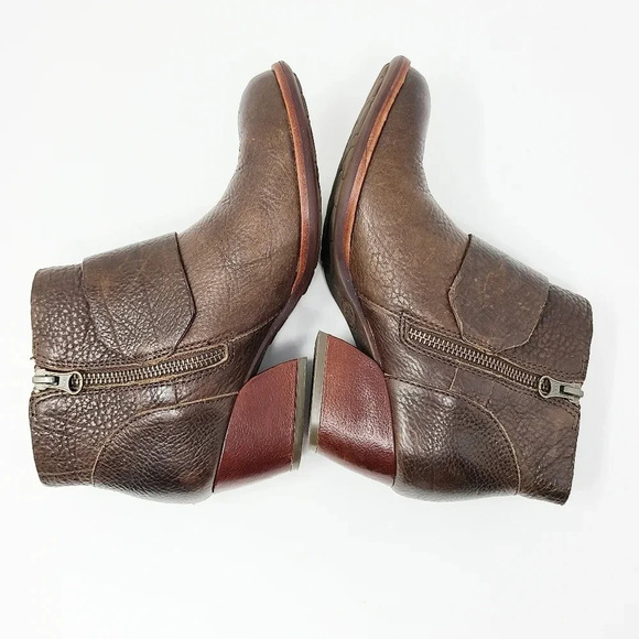 Kork-Ease Isa Dark Brown Leather Ankle Boots 6.5 - Picture 6 of 13